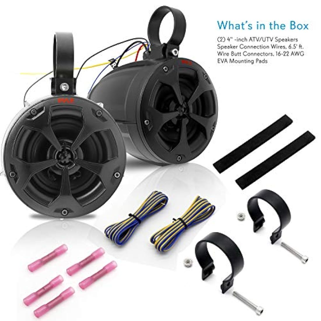 Parlantes todoterreno de 2 vías PYLE PLUTV41BK