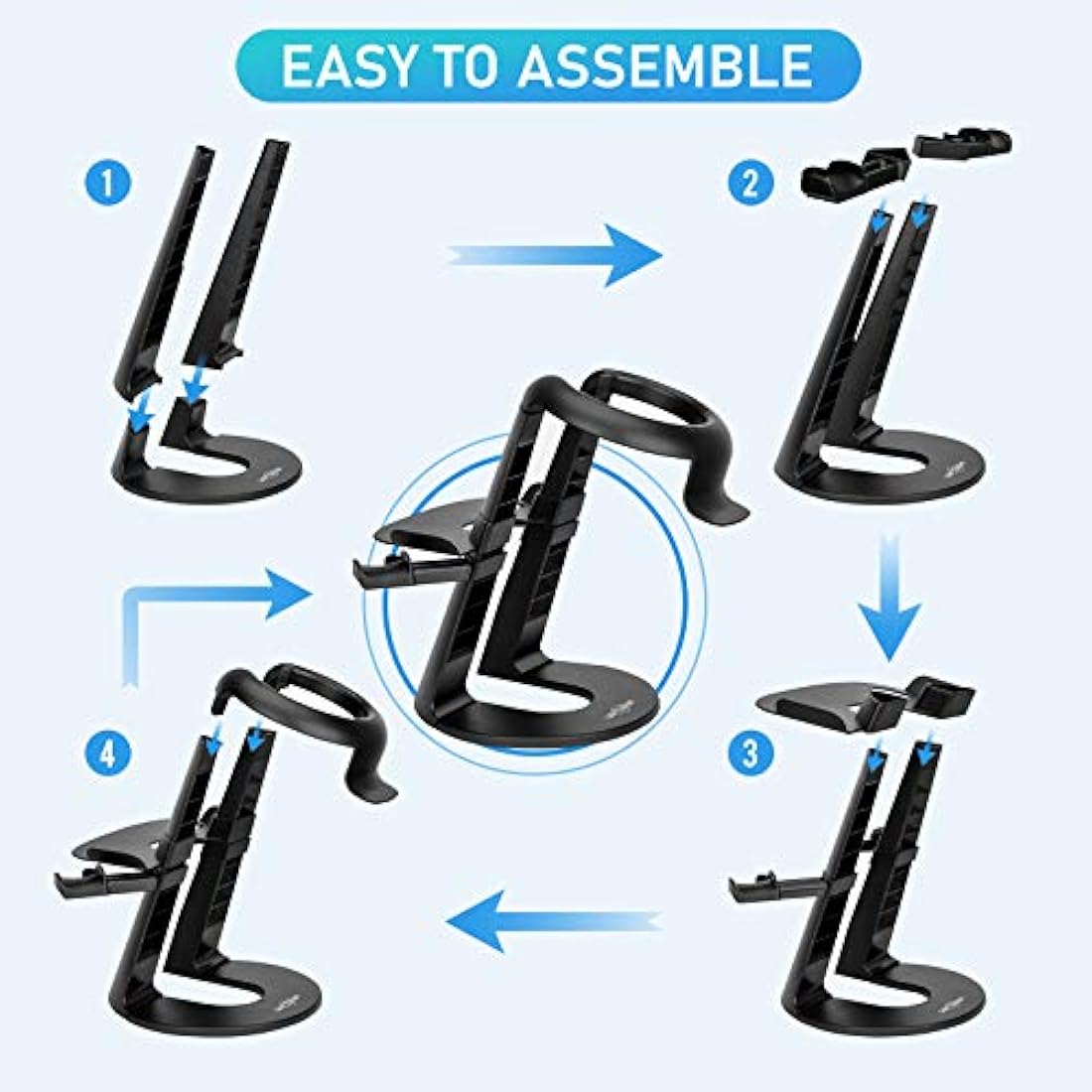 Soporte de pantalla para Oculus Quest 2 gafas y controles