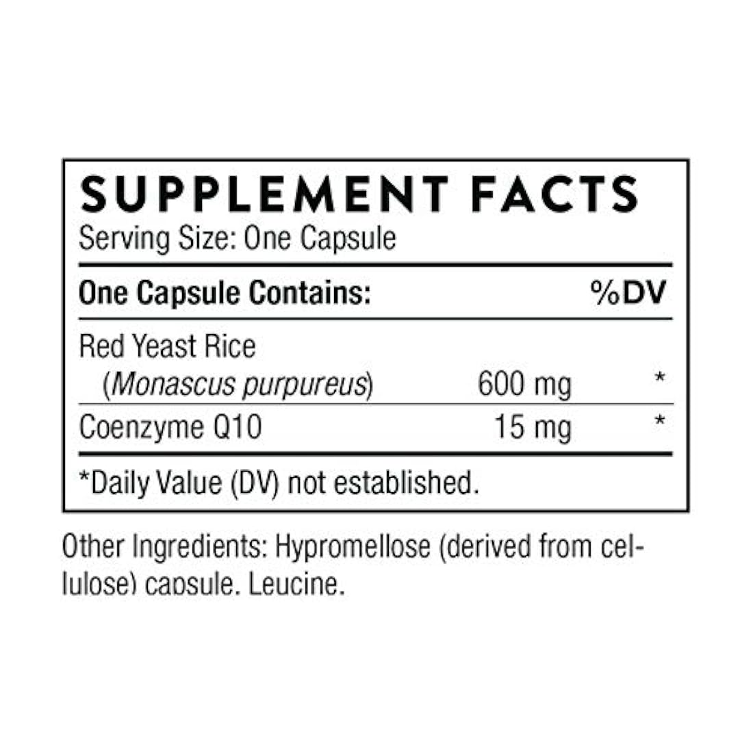 Thorne Research-Choleast(arroz levadura roja)-120 cápsulas