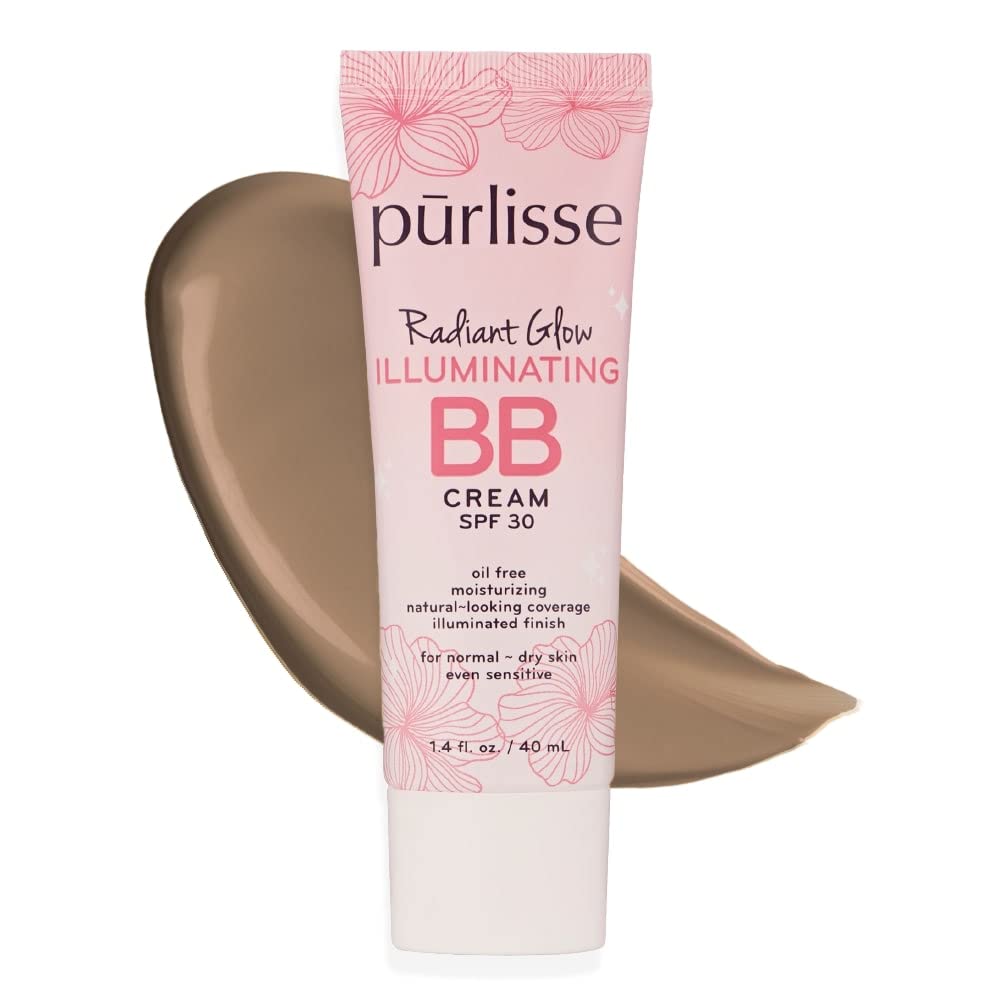 Crema BB Iluminadora y Hidratante con SPF30, Sin Parabenos