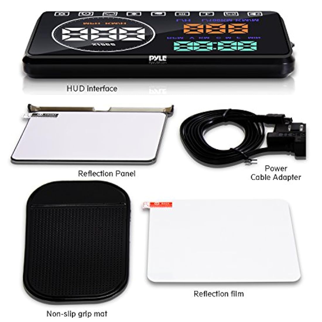 Proyector universal de monitor Head-Up PYLE PHUD18OBD.5