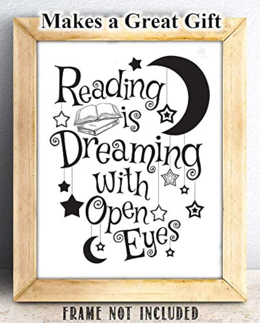 Leer es soñar con los ojos abiertos Lámina sin marco 11x14