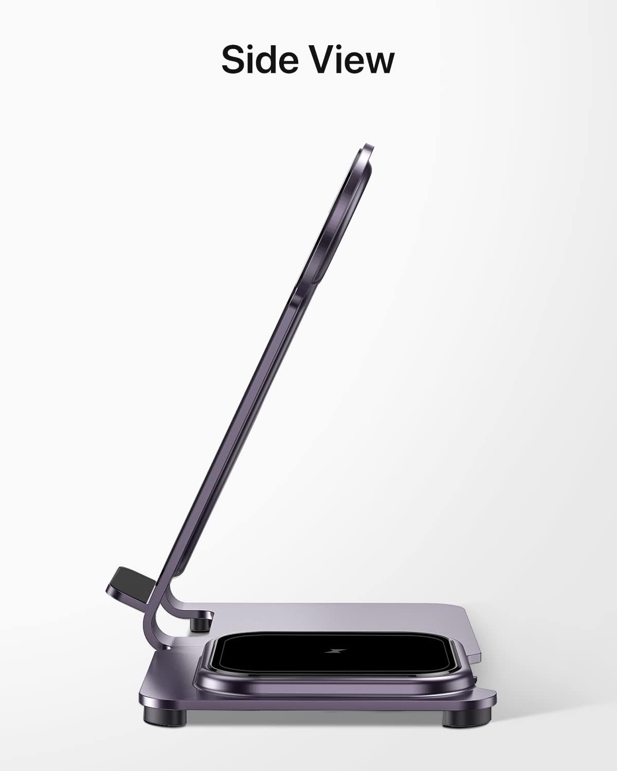 Cargador o Estación de carga inalámbrico 3 en 1 morado