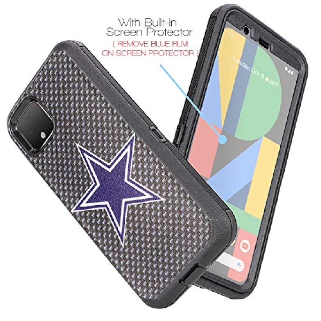 para Google Pixel 4 XL Funda con clip para cinturón Funda