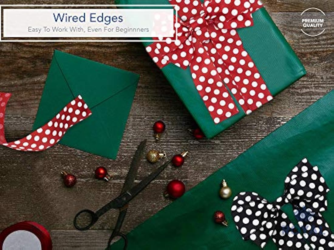 Royal Imports Cinta de lunares, diseño de círculos de 2.5 in