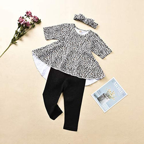 Fioukiay - Conjunto de ropa para niña en color azul