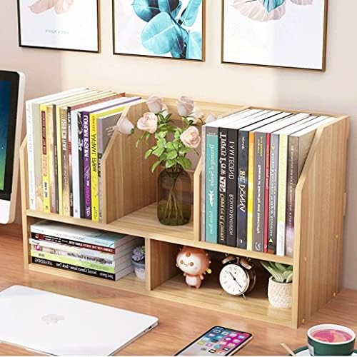 Estante de Madera 2 Niveles Bookshelf, Moderno y Minimalista