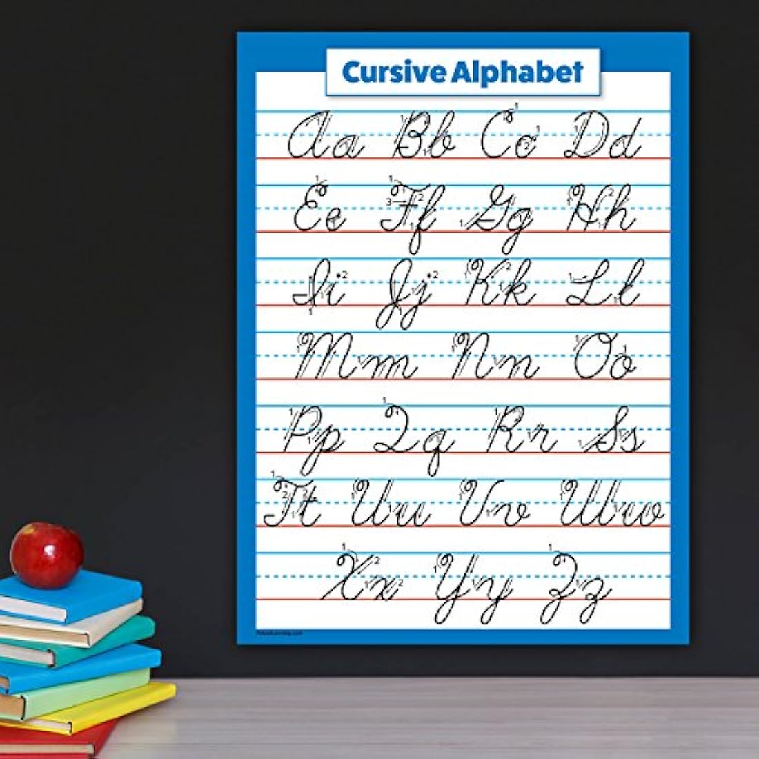 ABC diseño de alfabeto cursiva y Manuscript