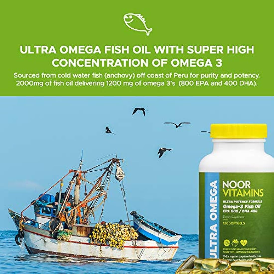 Ultra Omega-3 Aceite de pescado