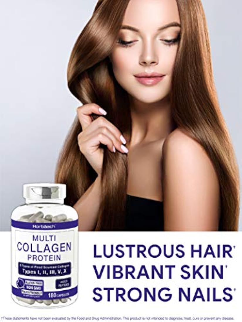 Horbaach -Cápsulas de proteína de colágeno(2000 mg, 180 uni)