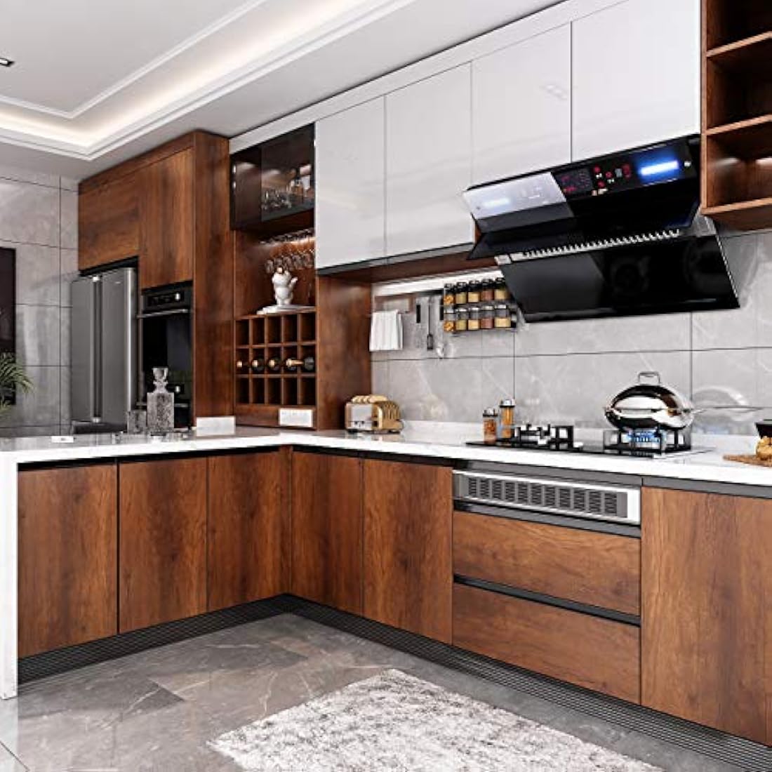 Livelynine Decoraciones de papel de pared extraíbles Forro