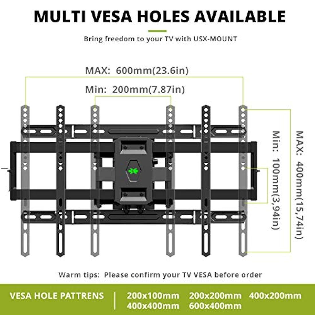 Soporte de pared para televisor de 42-80