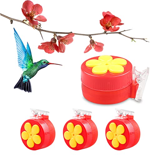 Paquete de 4 comederos de colibrí de plástico HHF-4 PiiSheou