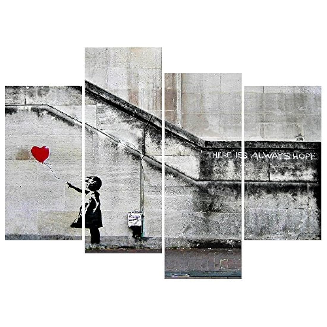 Lienzo decorativo con 4 paneles Pyradecor