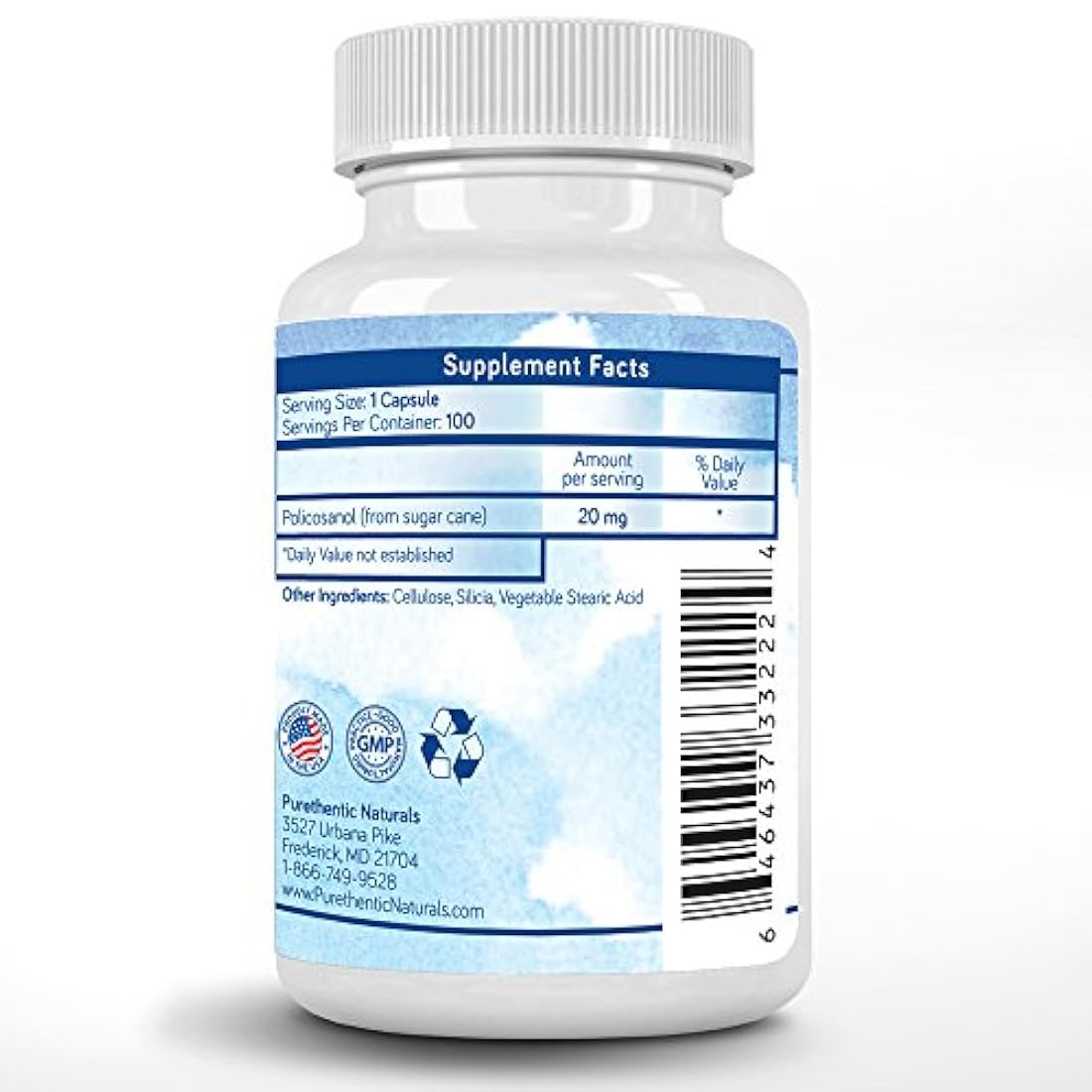 Purethentic Naturals - 100 capsulas vitaminicas