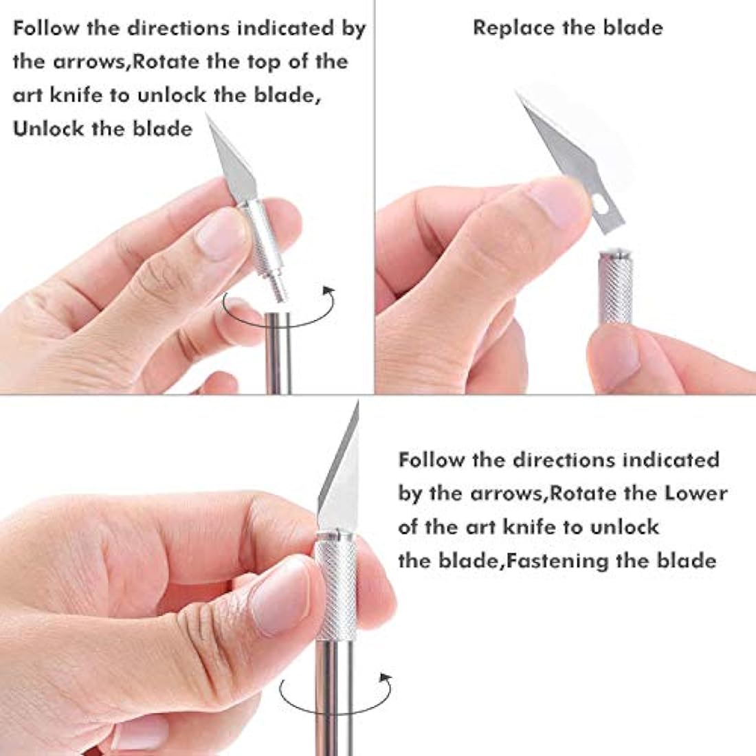 Anezus Craft - Juego de cuchillos de precisión