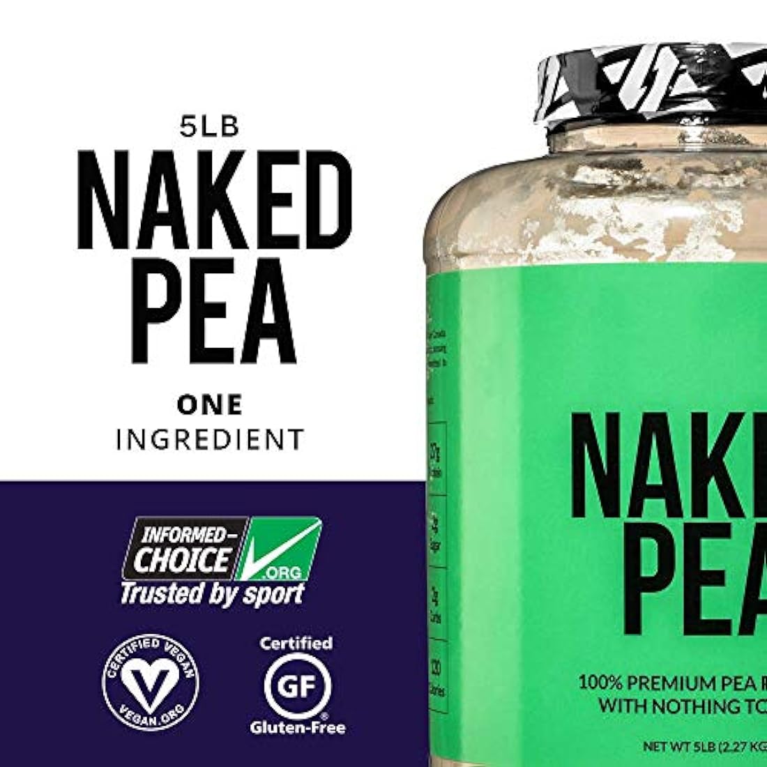 Proteína de guisantes aislados granjas de américa del norte