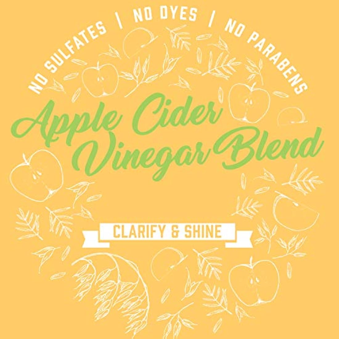 Champú de mezcla de vinagre de sidra de manzana