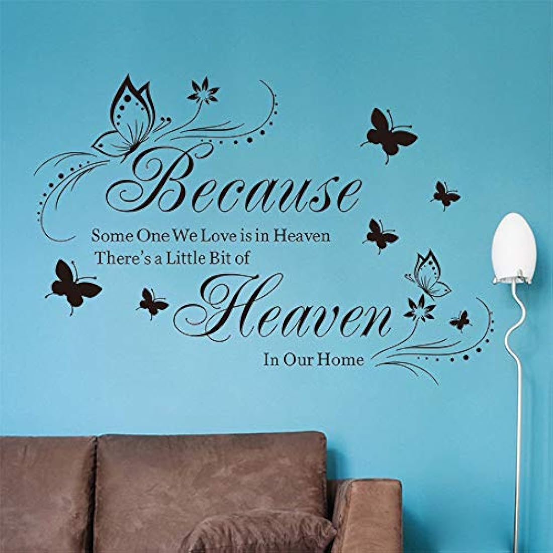 Pegatinas de pared con citas y refranes decorativos Heaven in Our Home
