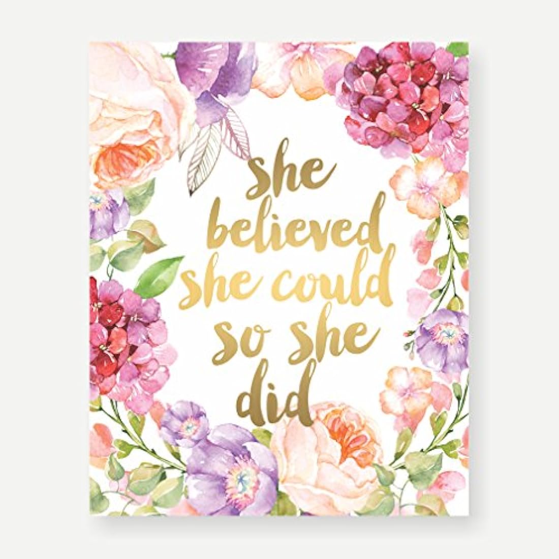 elevill eacuarela arte impresión (sin marco)decoracion