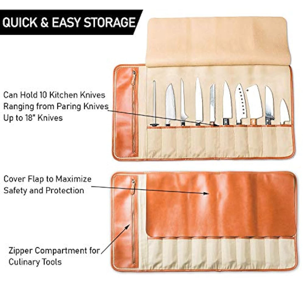 Bolsa de transporte para cuchillos de chef con capacidad