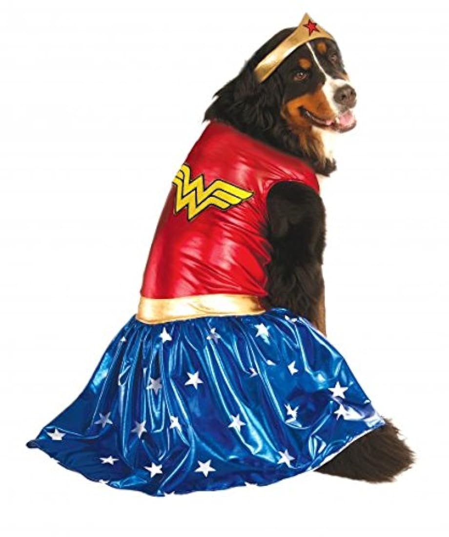 Disfraz de Wonder Woman (La mujer maravilla) para perro
