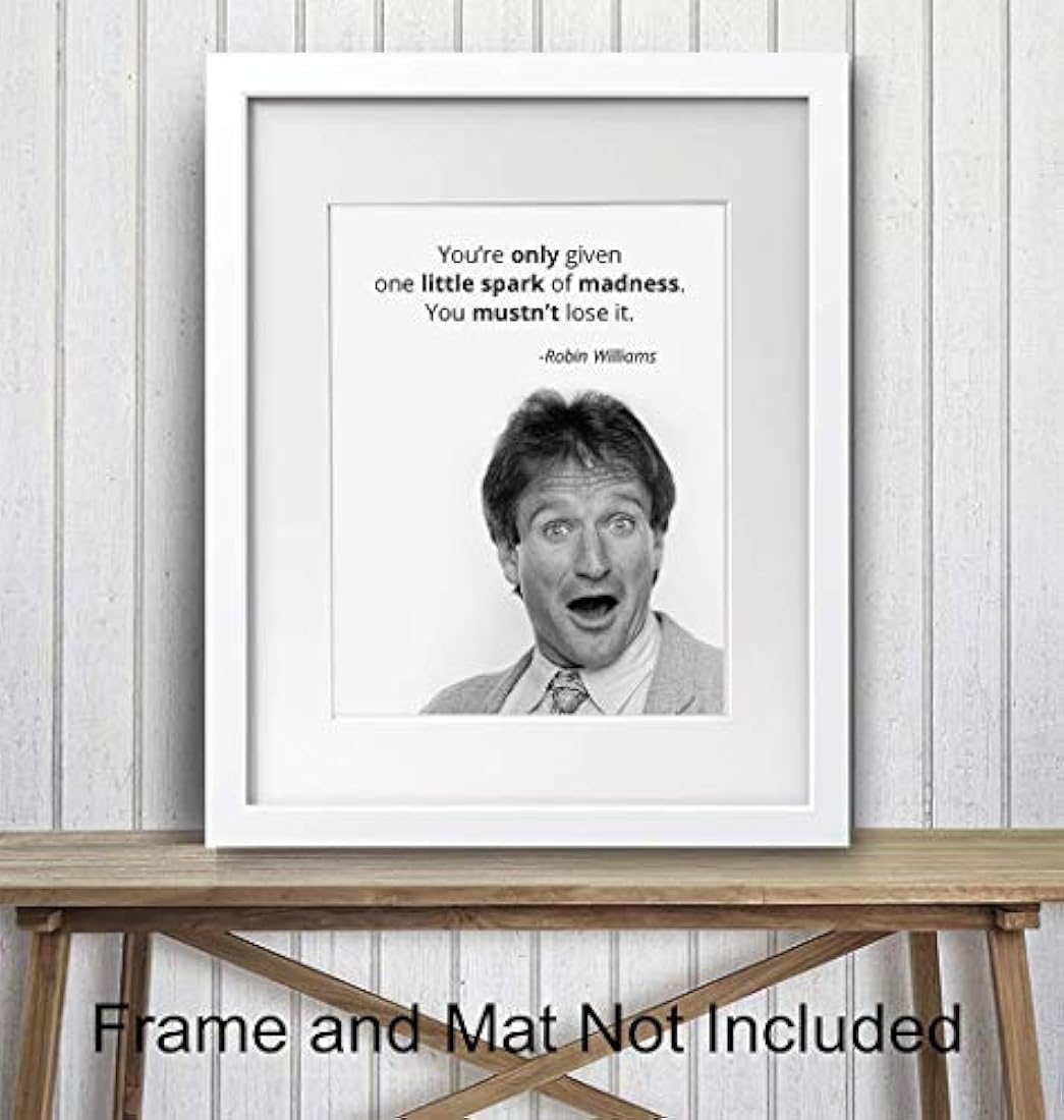 cartel decorativo de pared de Robin Williams