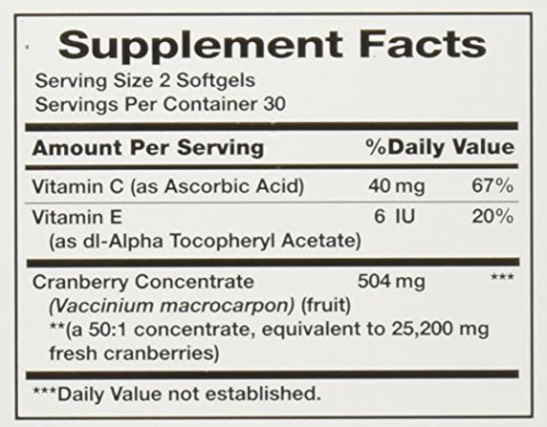Complemento alimenticio con concentrado de arándanos