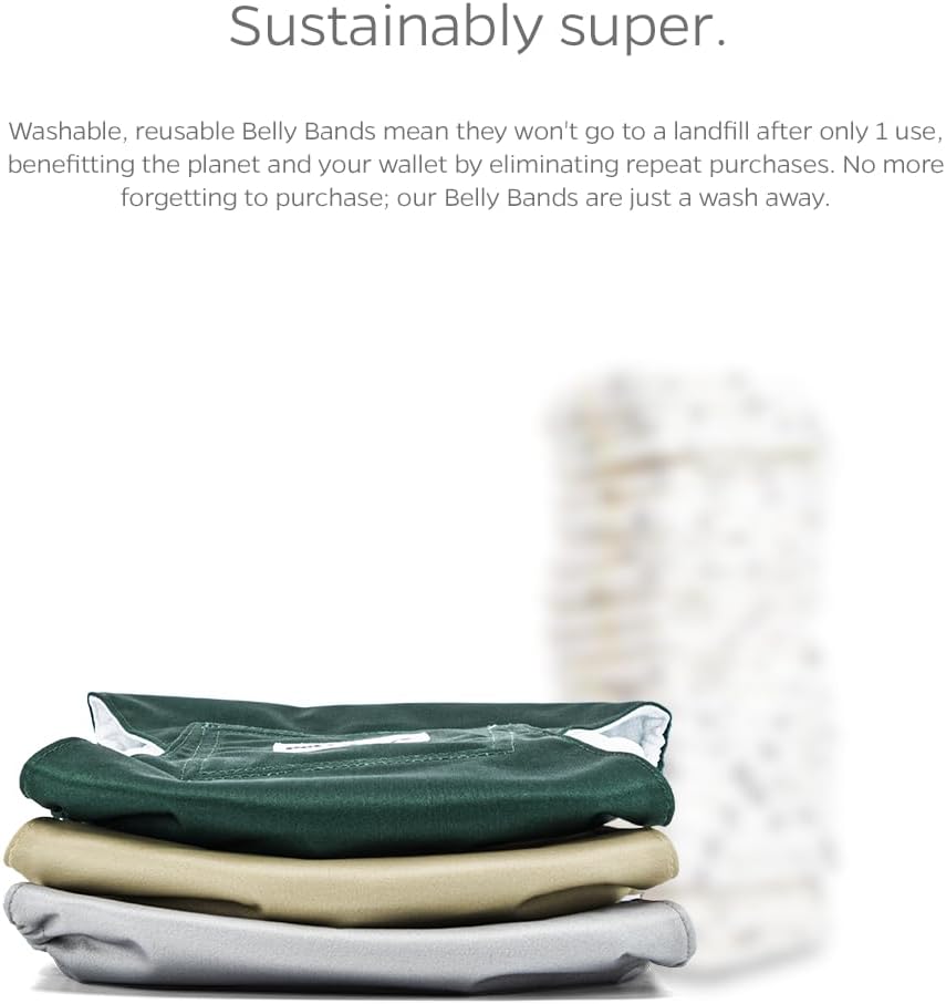 Pet Parents Bandas vientre lavables alta calidad extensores