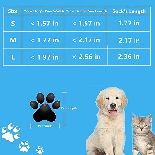 Zapatos calcetines para perro y gato, con suela ajustable, impermeable, transpirable y antideslizante, para todo tipo de clima, protege las patas (solo para perros pequeños).