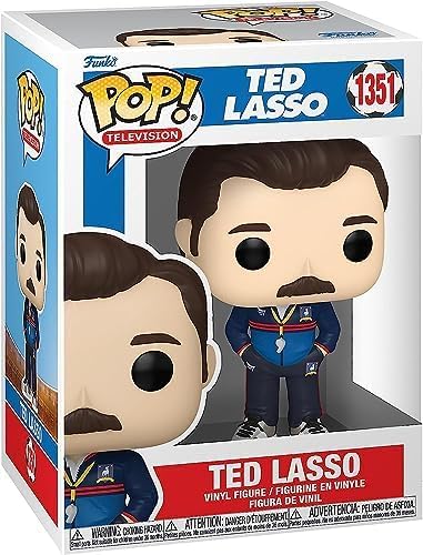 Figura Funko Vinyl Ted Lasso, POP TV, 3.75 pulgadas, con protector
