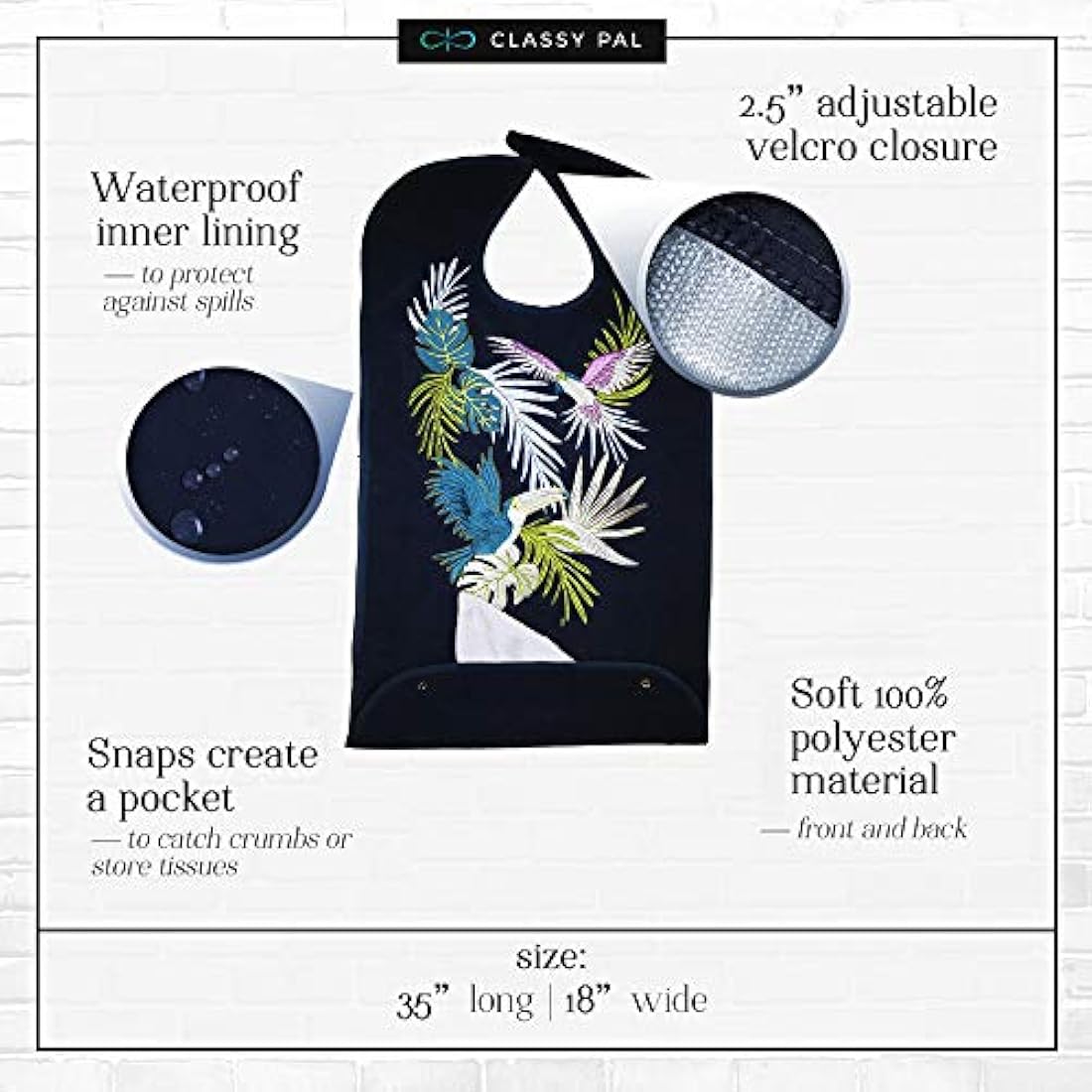 Baberos para bebés Baberos para adultos unixe