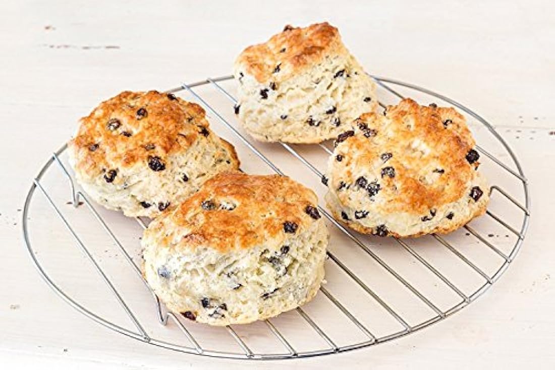 TandB - Juego de 2 bandejas redondas de acero inoxidable