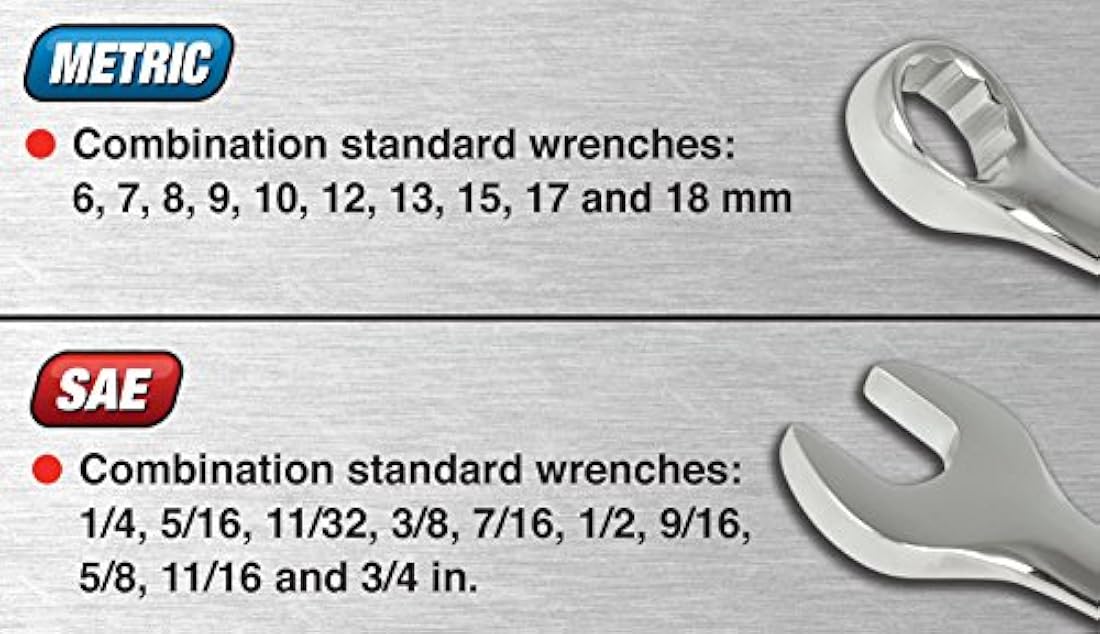 Juego de 5 trinquetes y soportes