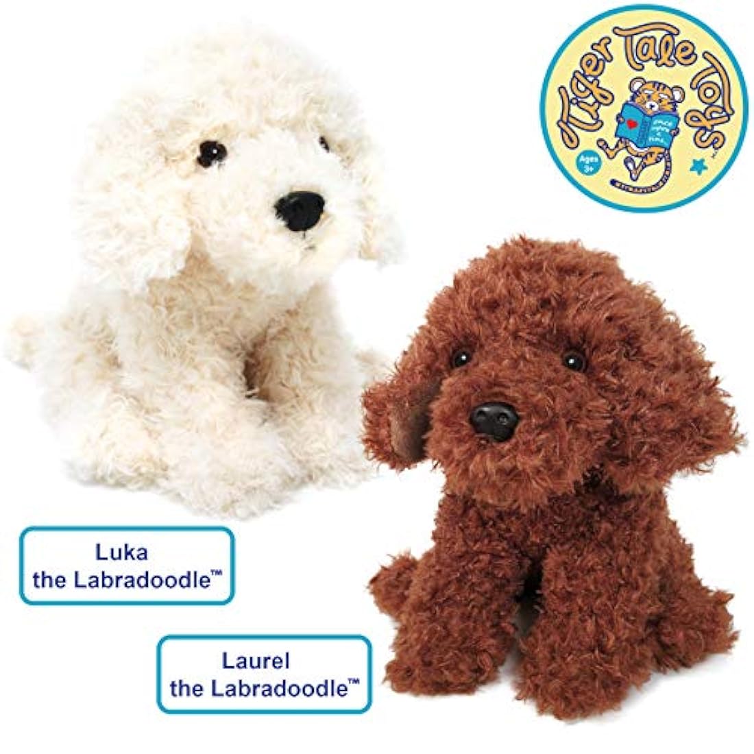 peluche de perro poodle mide 9 pulgadas, color marron