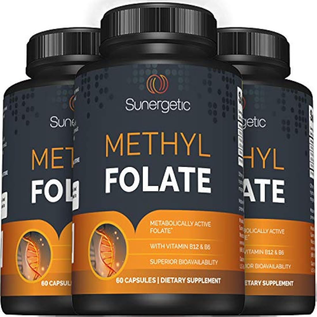 Cápsulas de folato de metilo con vitamina B12 m