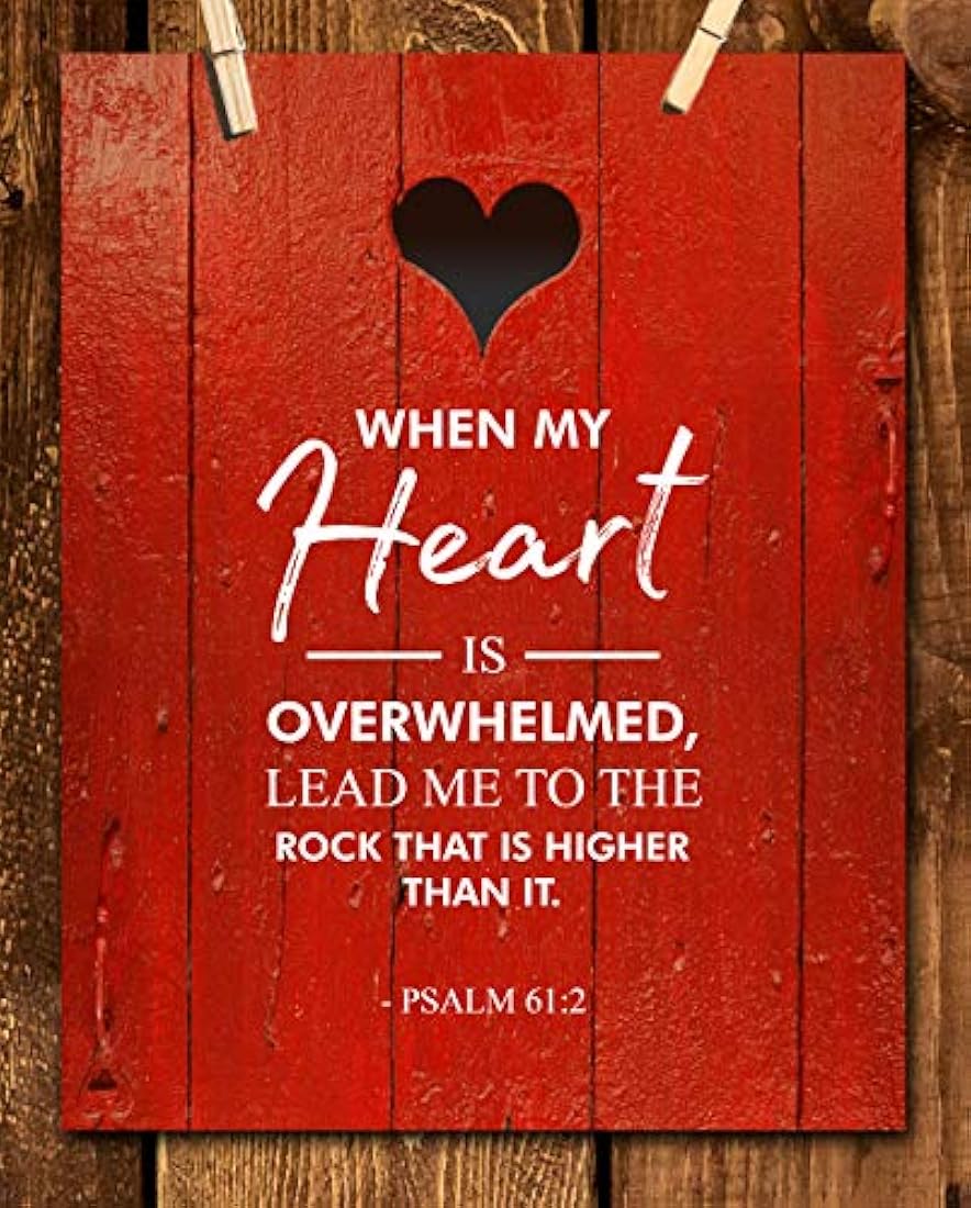 Salmo 61: 2 impresion sin marco 11x14