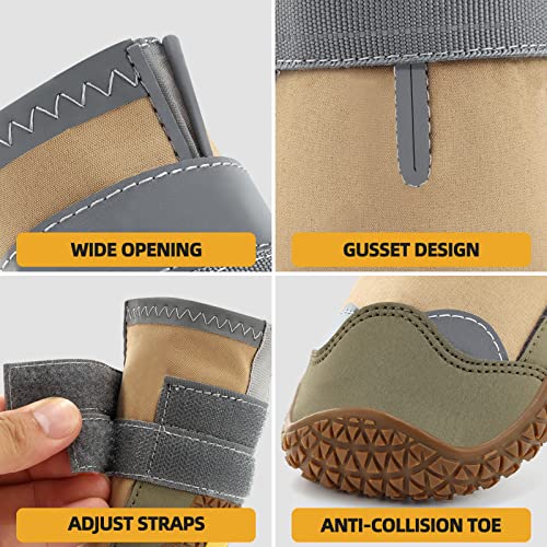 Botines de perro para pavimento caliente, impermeables