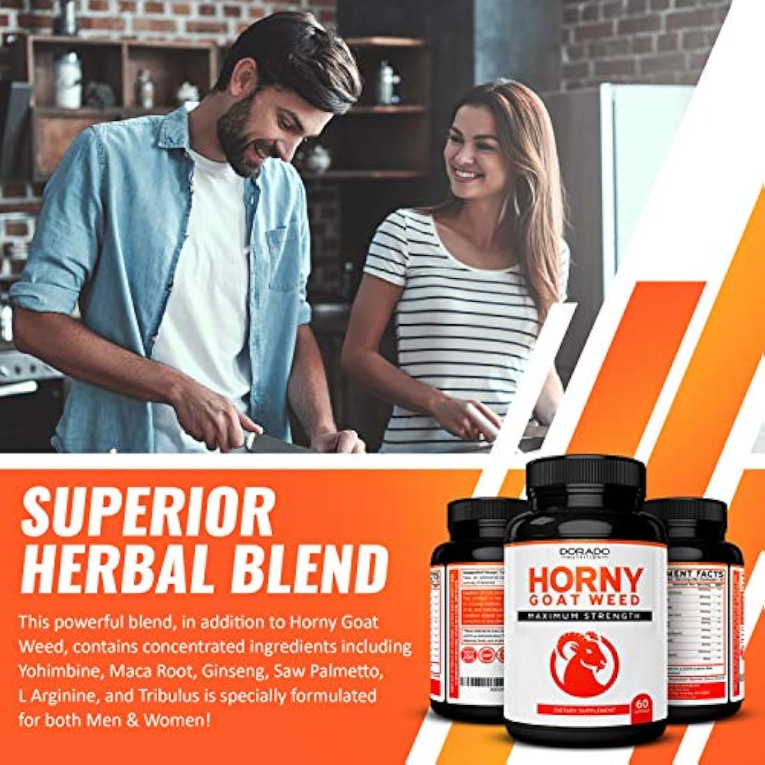 DORADO NUTRITION - Suplemento de hierba de cabra caliente