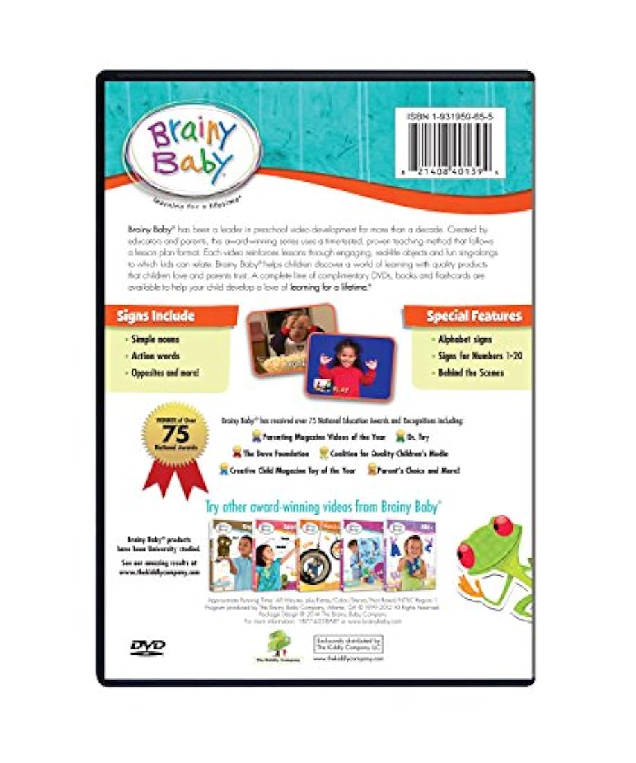 DVD Brainy Baby Talking Hands Lenguaje de Señas