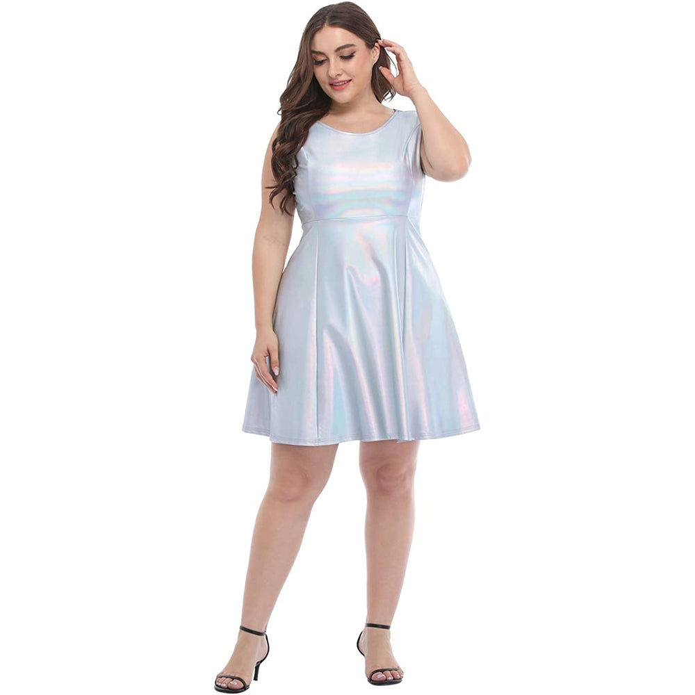 Disfraces sin mangas de patinador espacial talla 1X