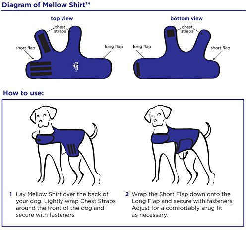 Camisa Mellow Shirt para calmar la ansiedad de perros