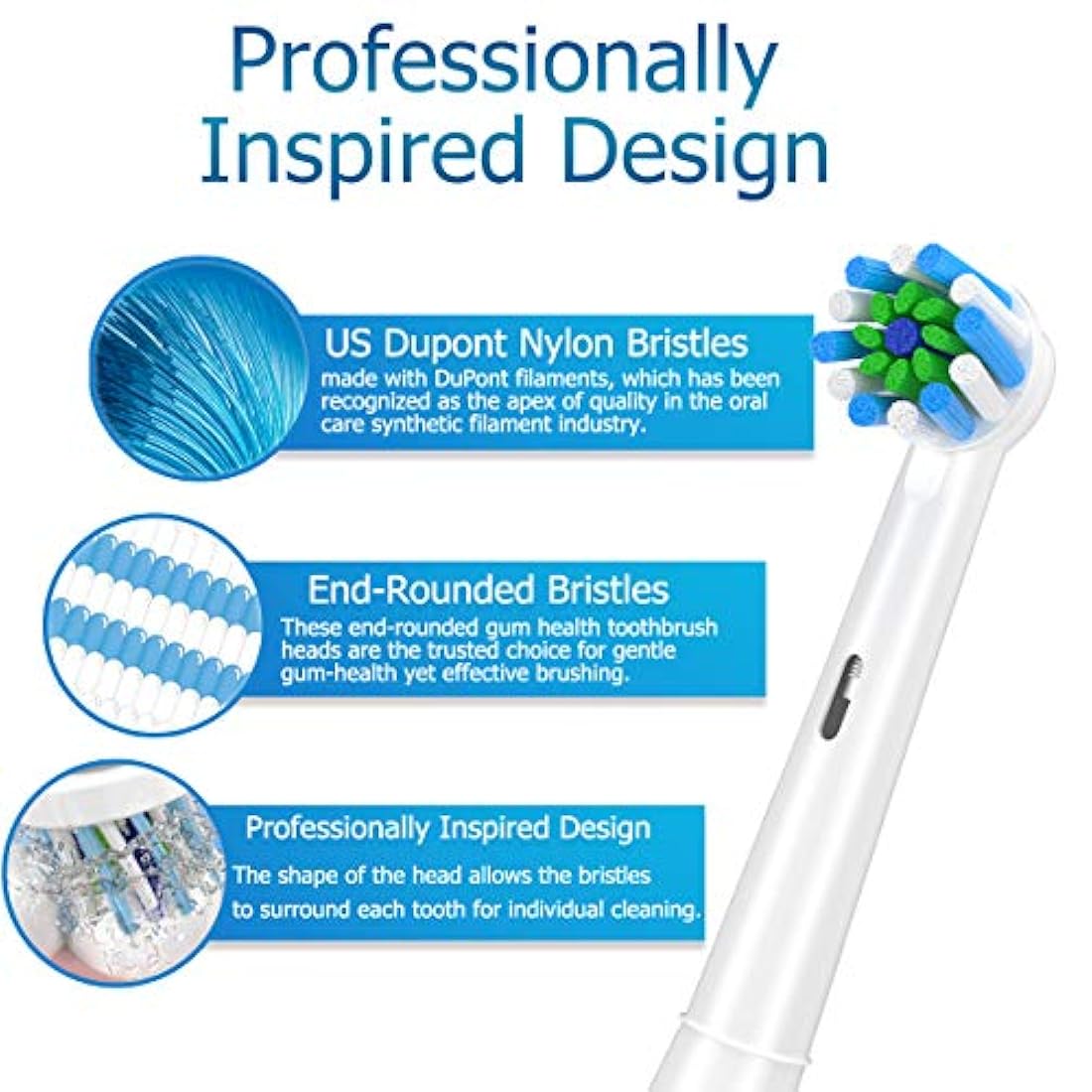 Cabezales de repuesto para cepillo de dientes