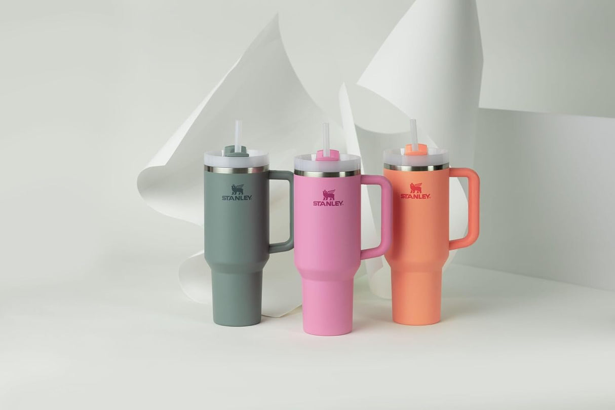 Vaso Aislado de Acero Inoxidable con Tapa y Popote - H2.0 FlowState