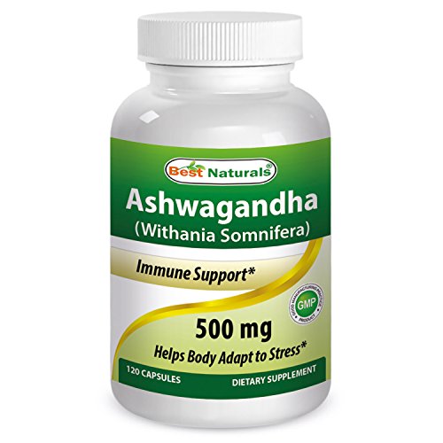 Suplemento Ashwagandha Best Naturals 120 unidades