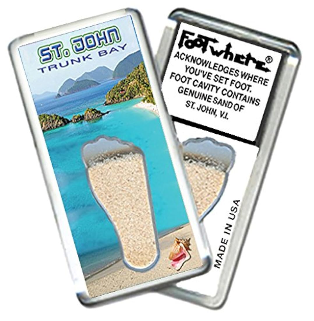 Imán para nevera St. John-Bahia del tronco