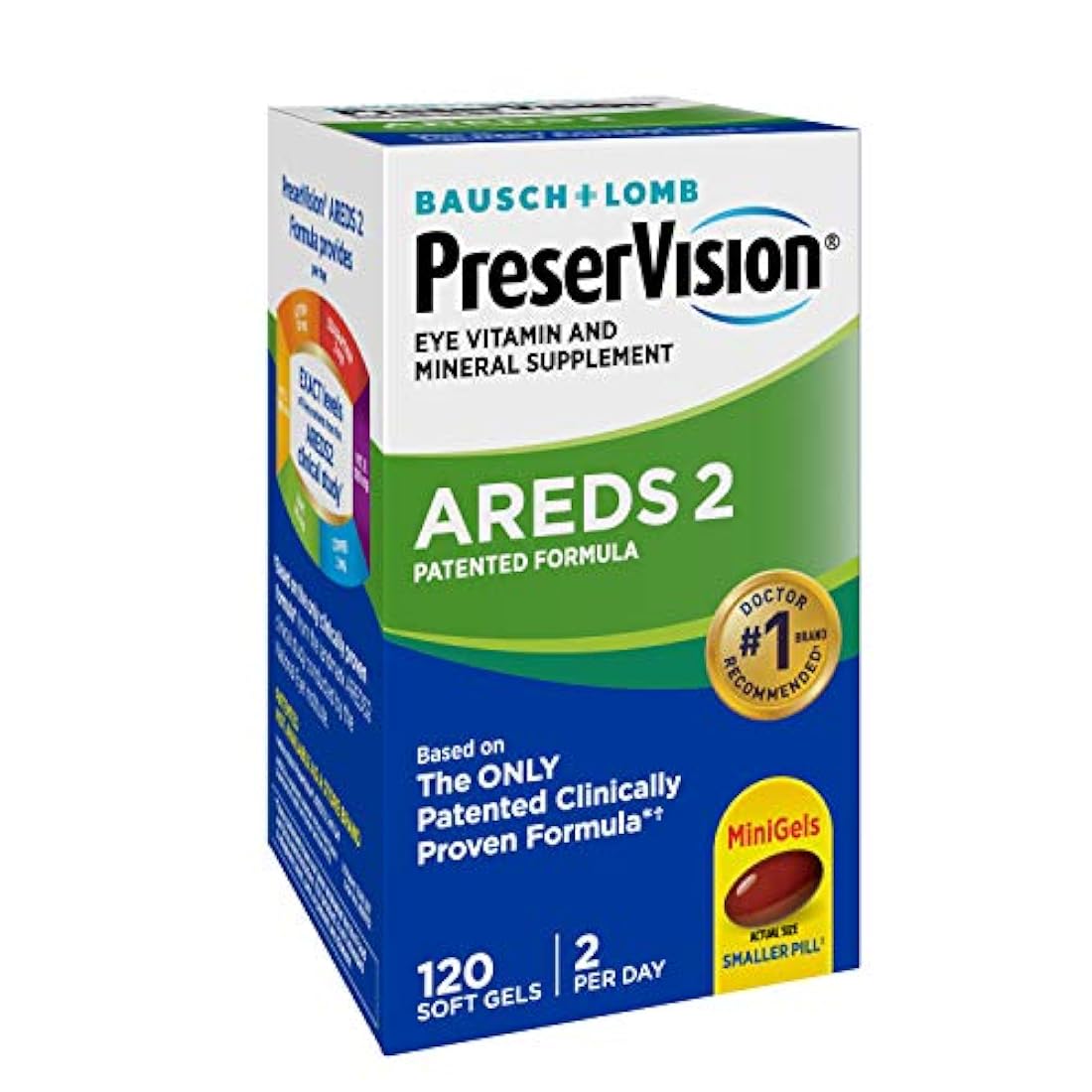 Suplementos PreserVision AREDS 2 buena visión