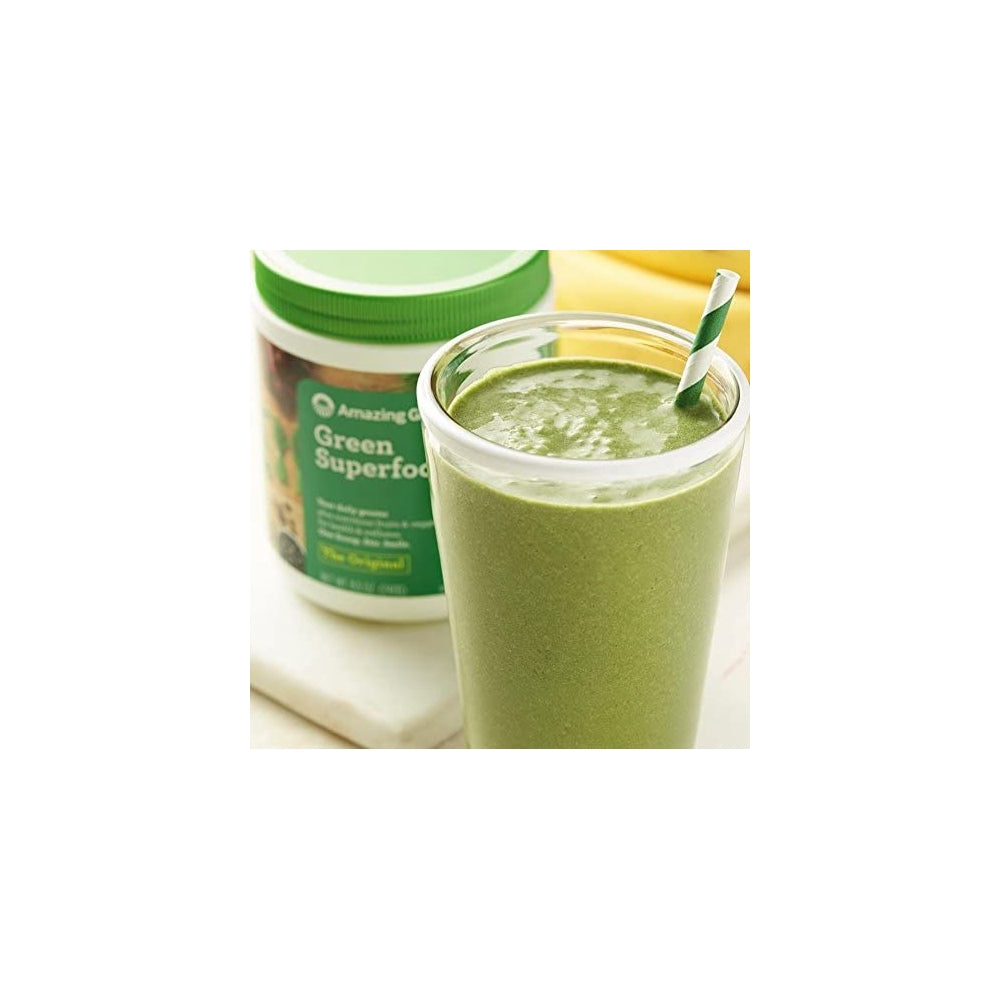 Polvo de vegetales con espirulina, prebióticos y probióticos