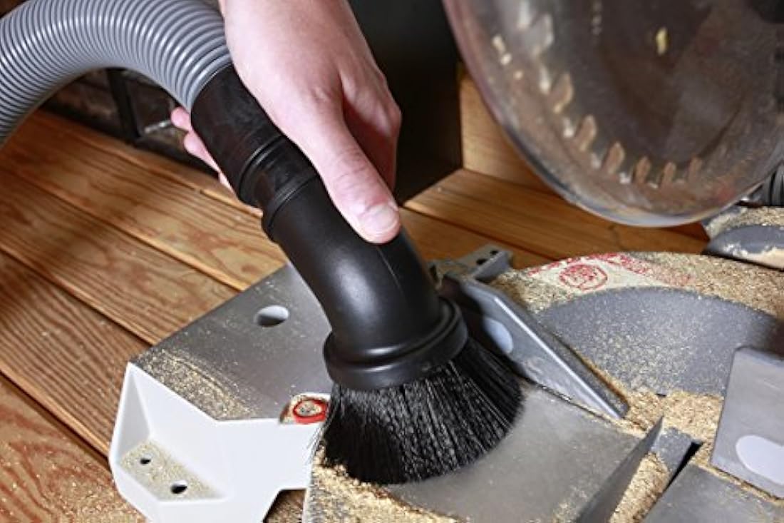 Aspiradora para líquidos y polvo con cepillo