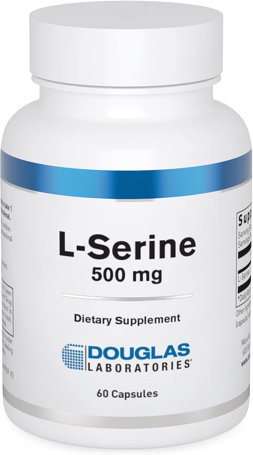 Suplemento Douglas Laboratories L-Serine aminoácidos 60 cáp